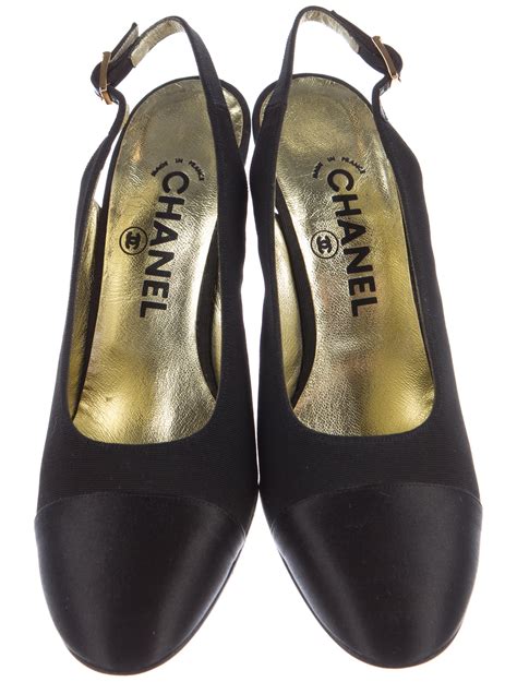 chanel cap toe slingback price|chanel cap toe slingback pumps.